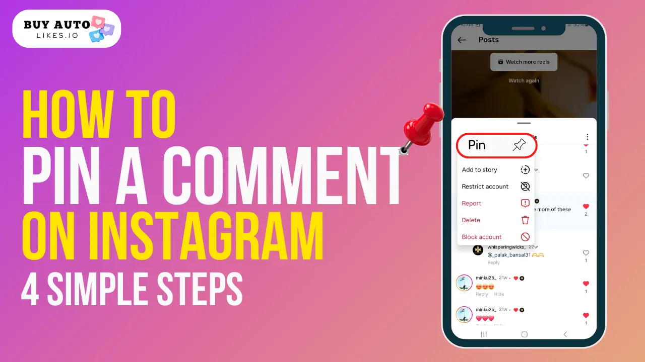 How To Pin a Comment on Instagram